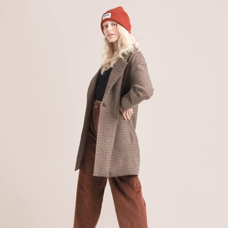 manteau albert pied de poule