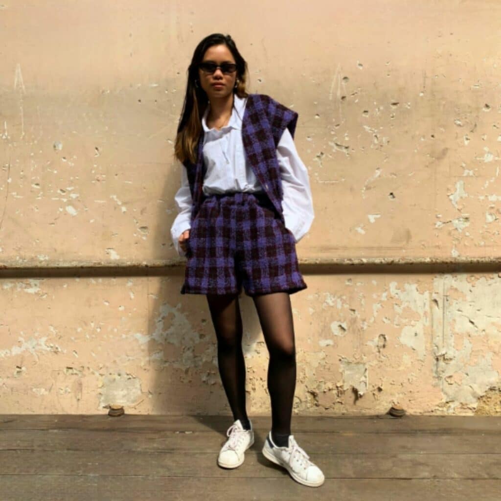 Veste carreaux best sale