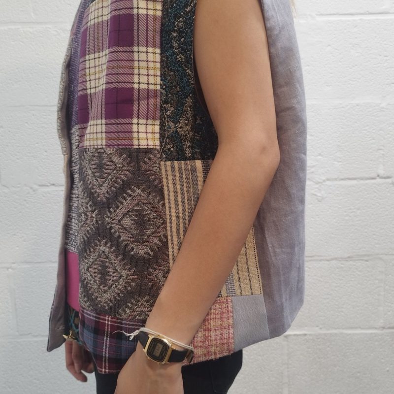 Veste patchwork Gigi violette – Image 8