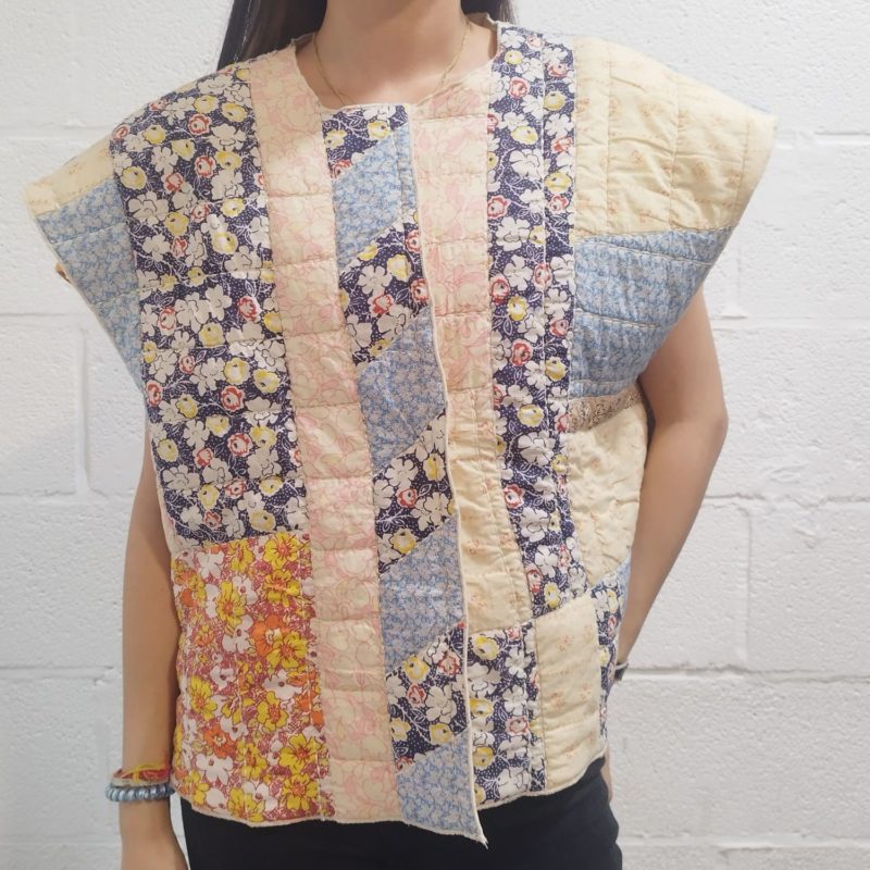 Veste sans manche reversible upcycling Edie Grim X Sea NY – Image 4