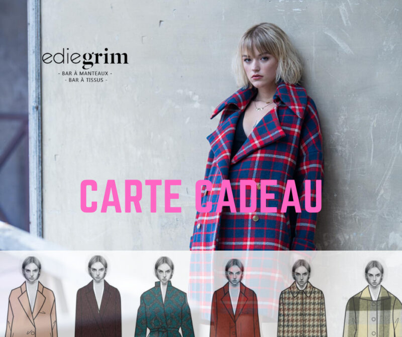 Carte cadeau Manteau personnalisé