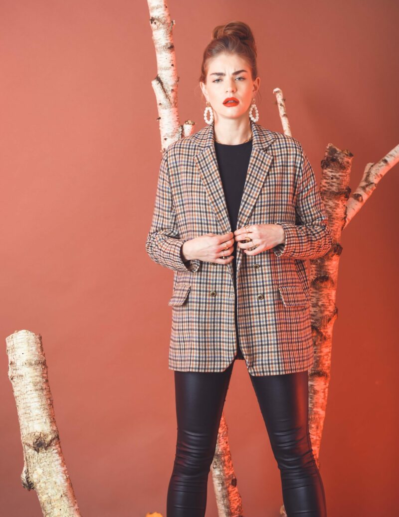 Blazer pied-de-poule Iris pré-commande – Image 4