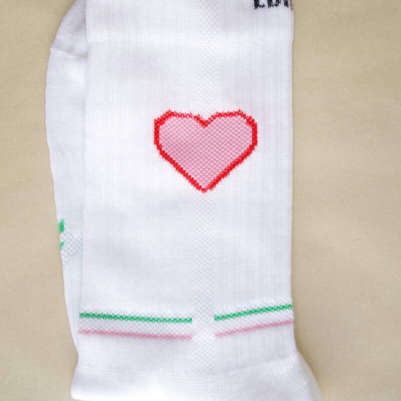 Paire de chaussettes coeur