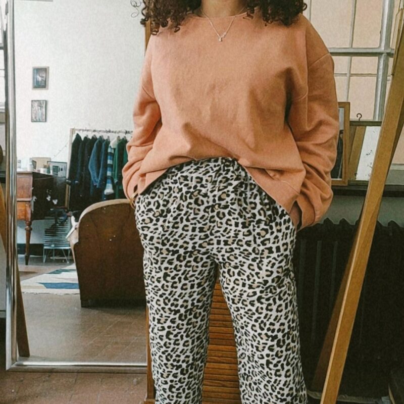 Pantalon Raoul imprimé léopard - 1