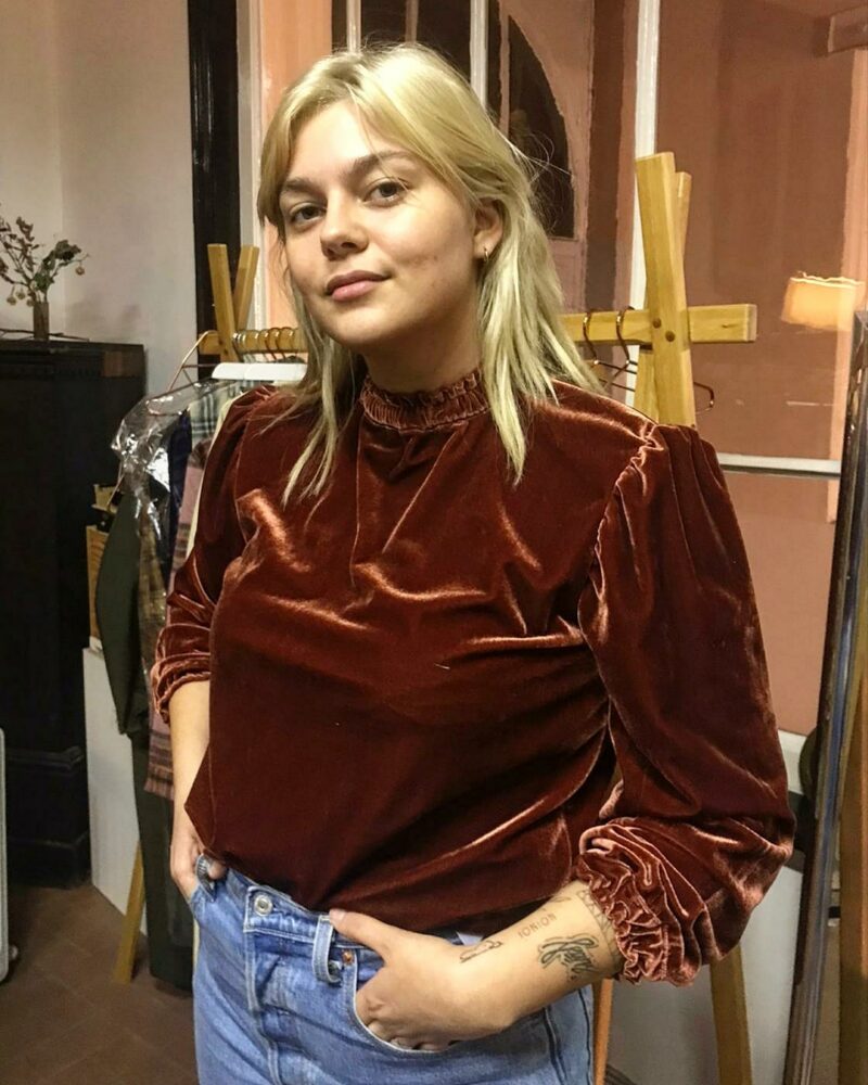 Blouse Velours Anna – Image 2