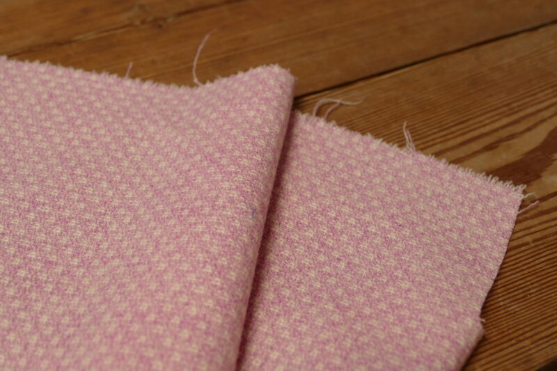 Tissu tweed flower