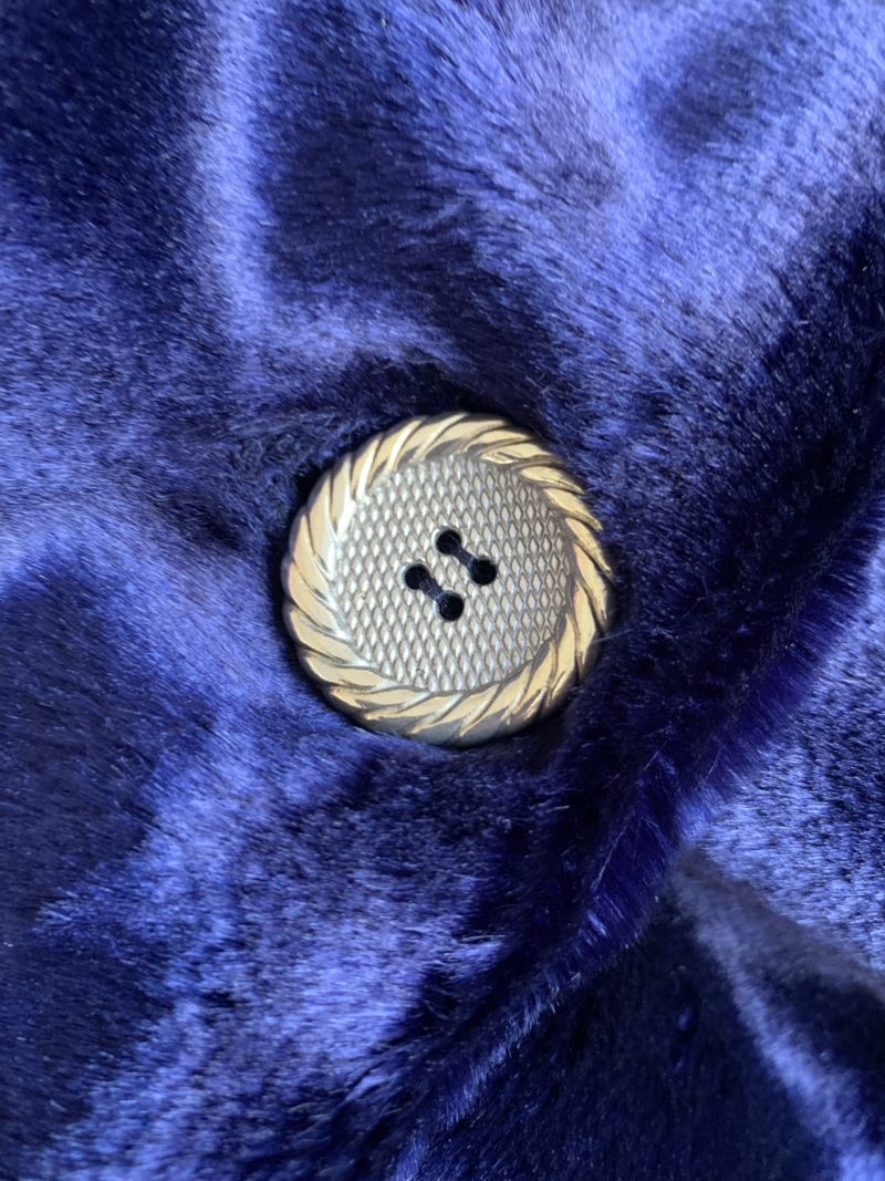Veste sans manches Gigi faux fur bleue – Image 4