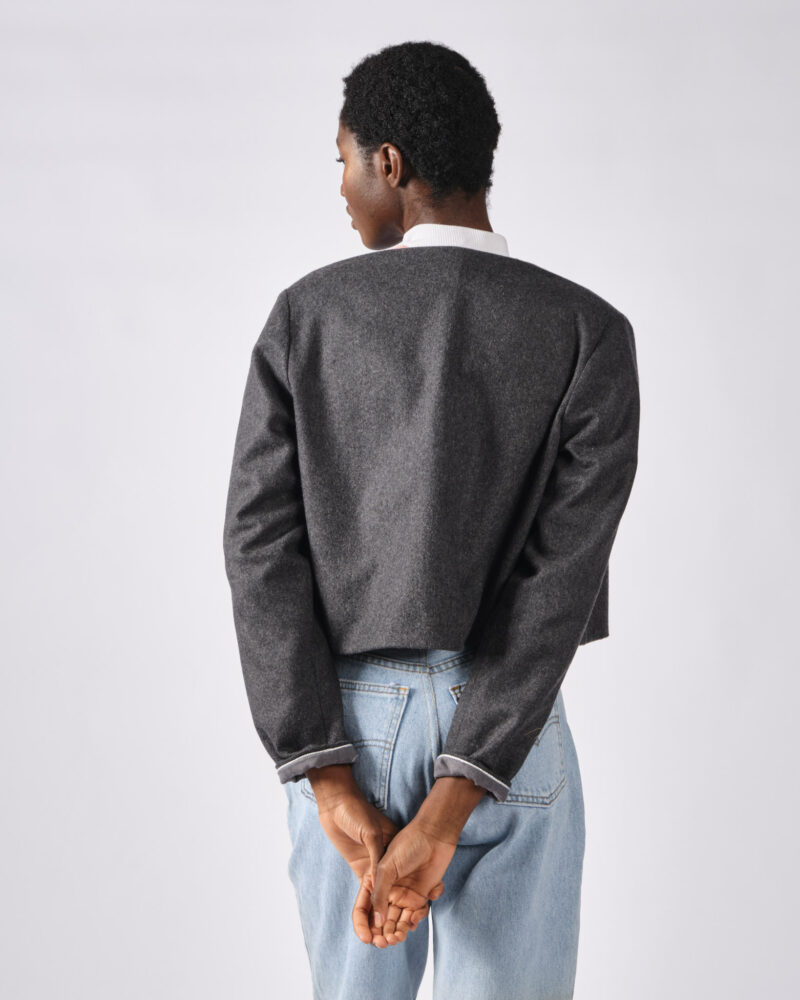 Veste Charlie gris souris – Image 6