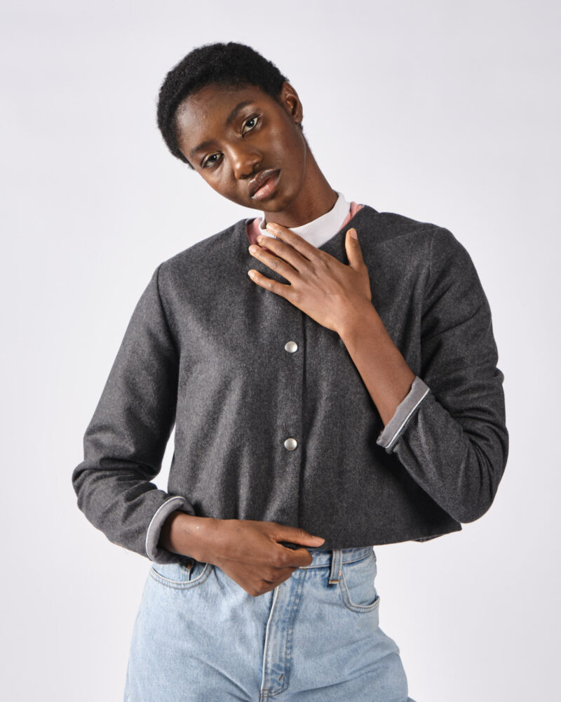 Veste Charlie gris souris