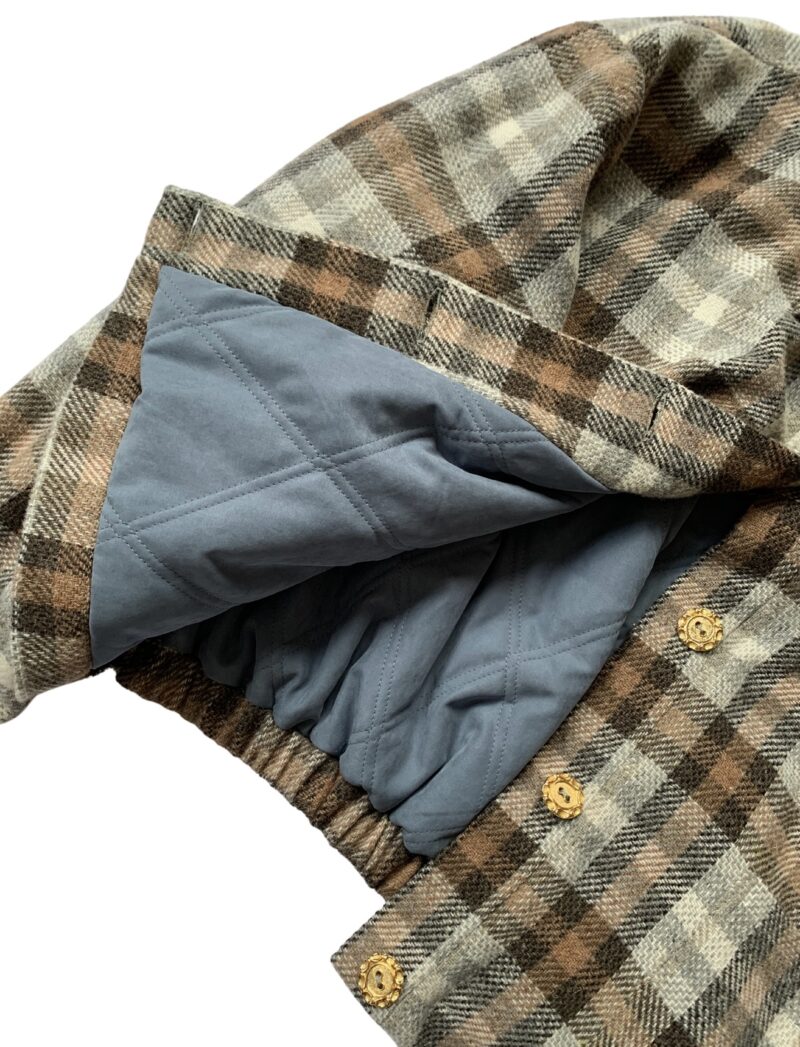 Veste Gisèle carreaux gris – Image 3