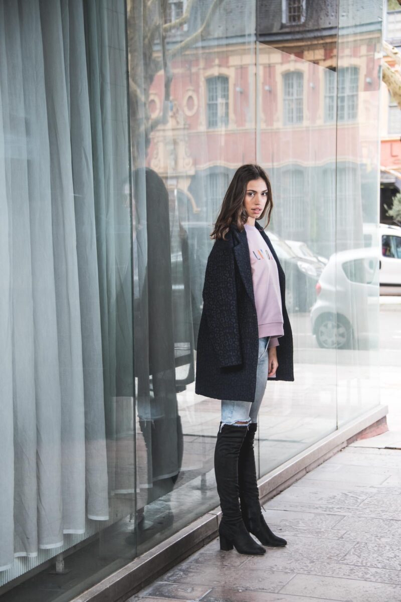 Manteau Albert jacquard léopard – Image 2