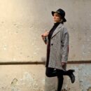 manteau mi-long coupe tailleur