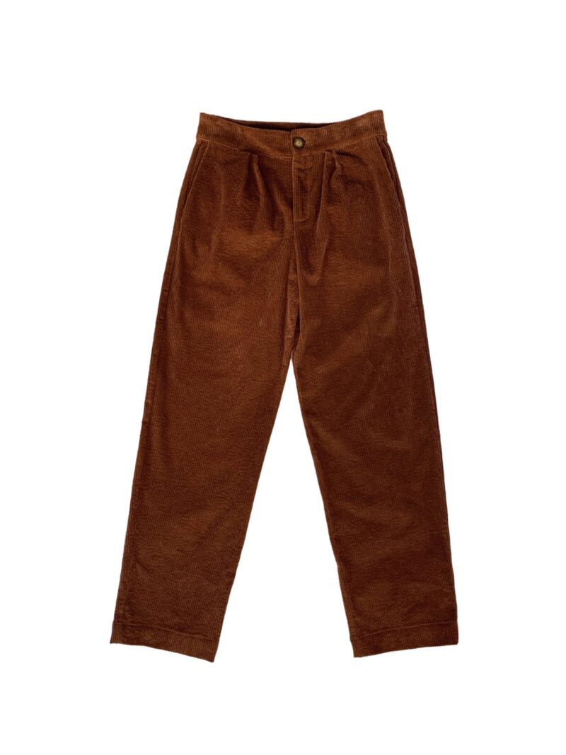 pantalon velours femme