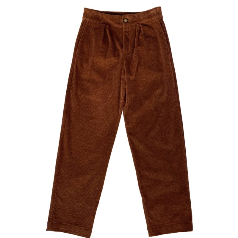 pantalon velours femme