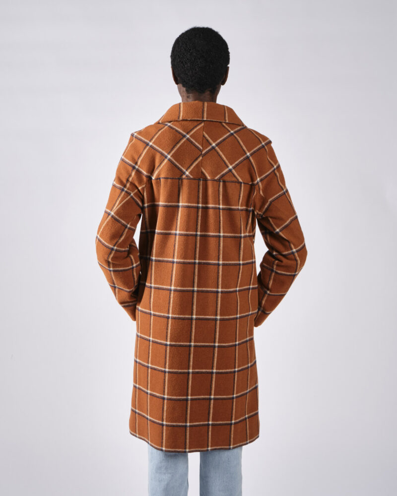 Manteau Paul carreaux caramel – Image 2