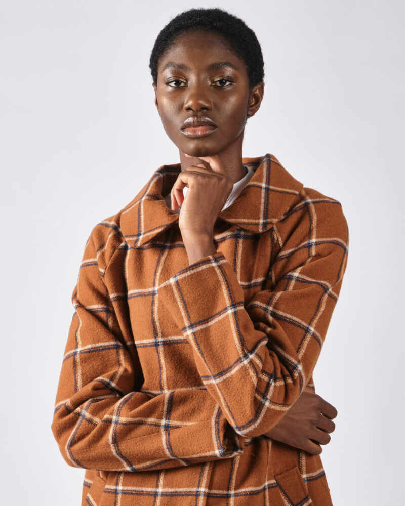 Manteau Paul carreaux caramel – Image 6