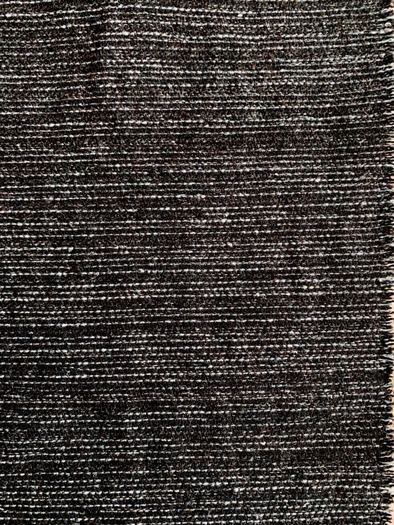 tissu tweed marron lurex