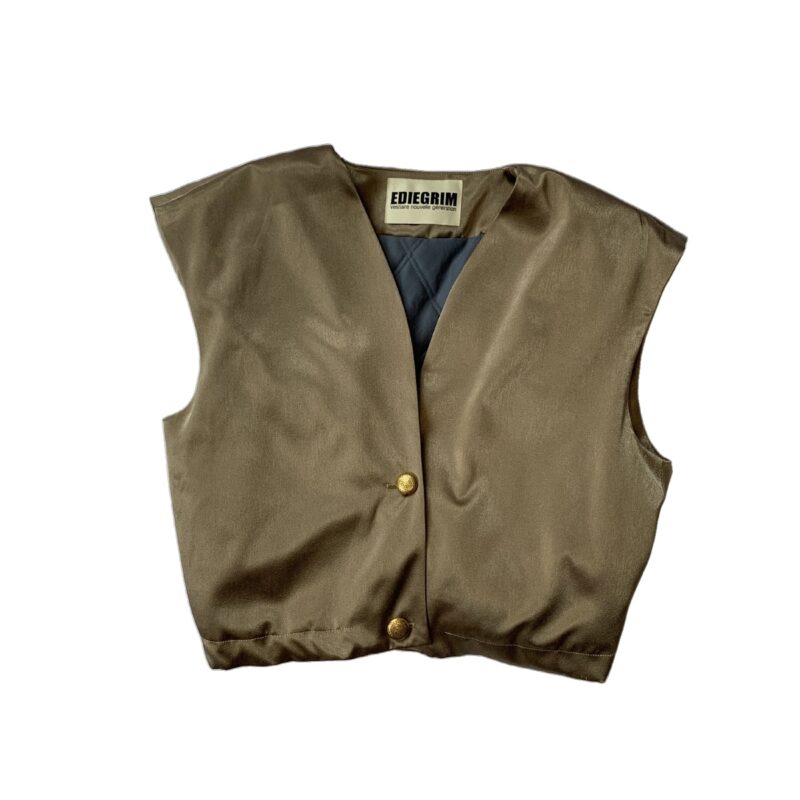 Veste sans manches doré Alba