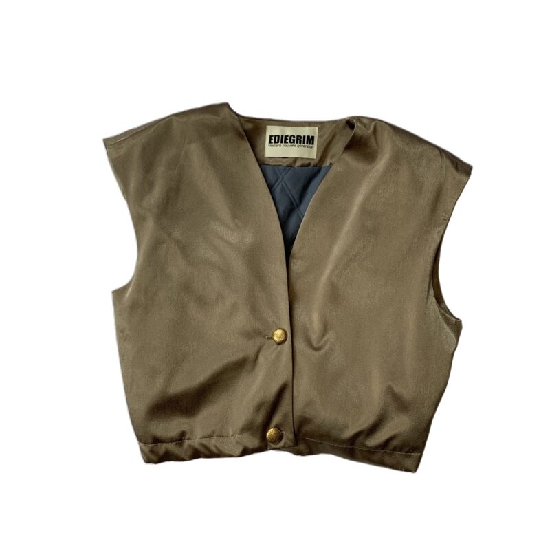 Veste sans manches doré Alba