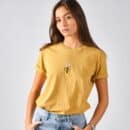 face t shirt jaune