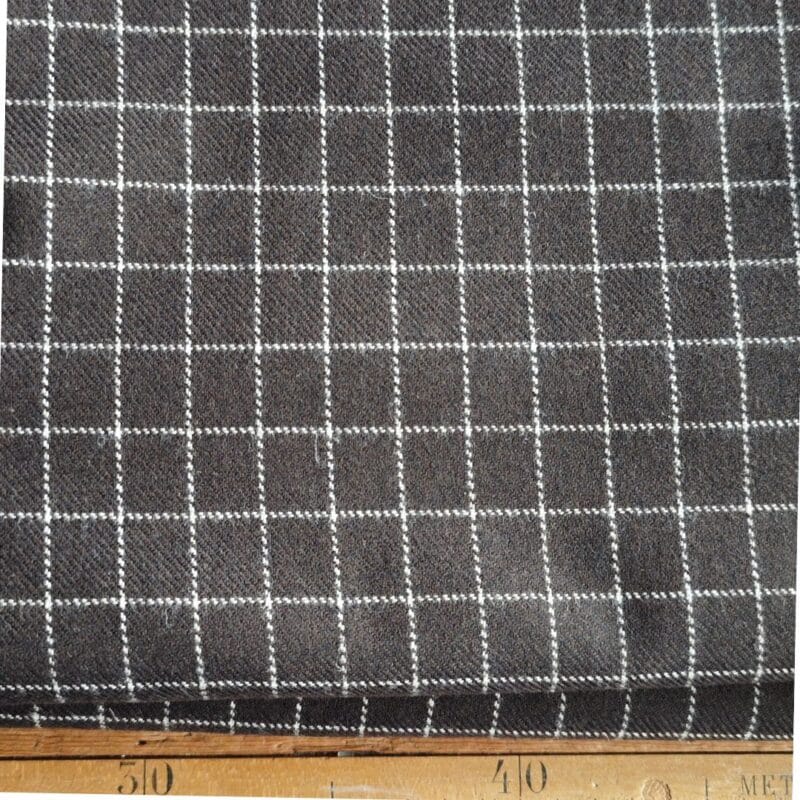tissu carreaux carré choco