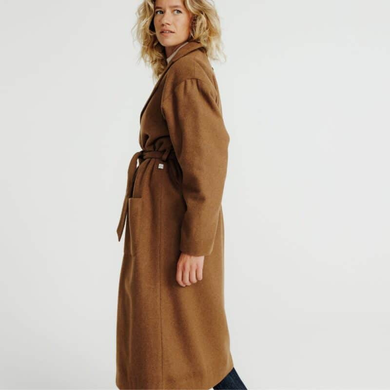 manteau camel albert long