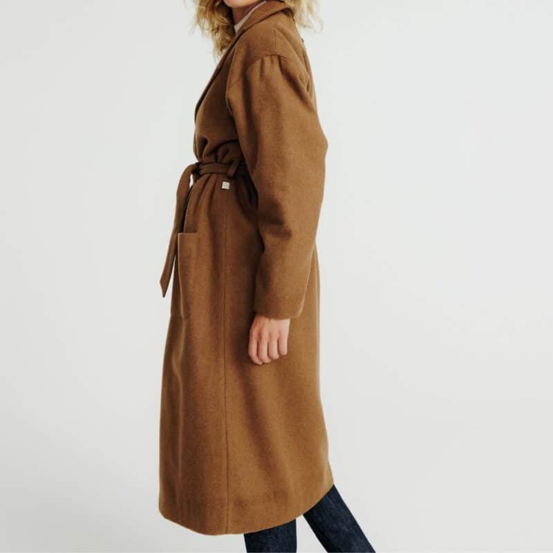 manteau camel albert long