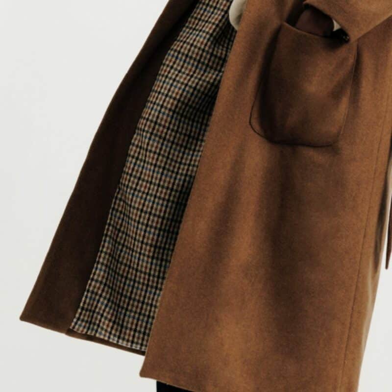 manteau camel albert long