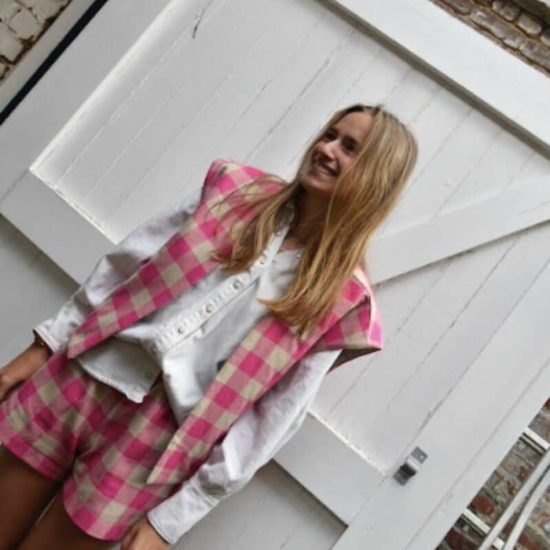 veste sans manche pink power