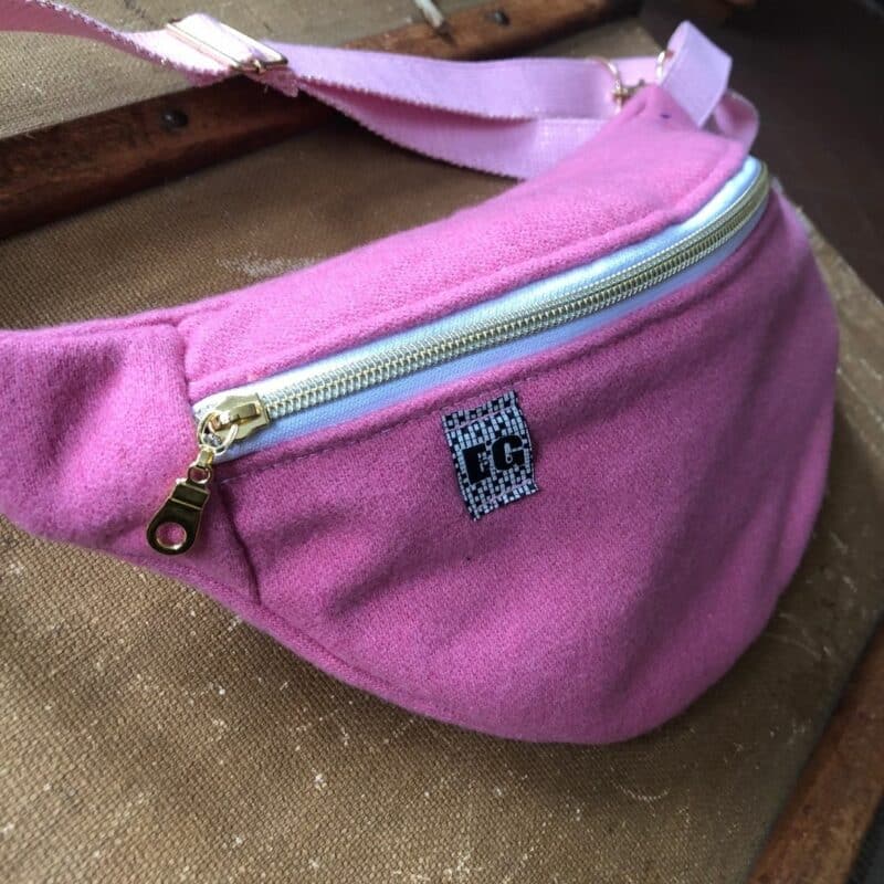 Sac banane rose