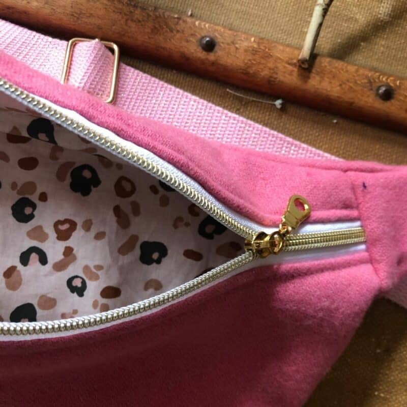 Sac banane rose