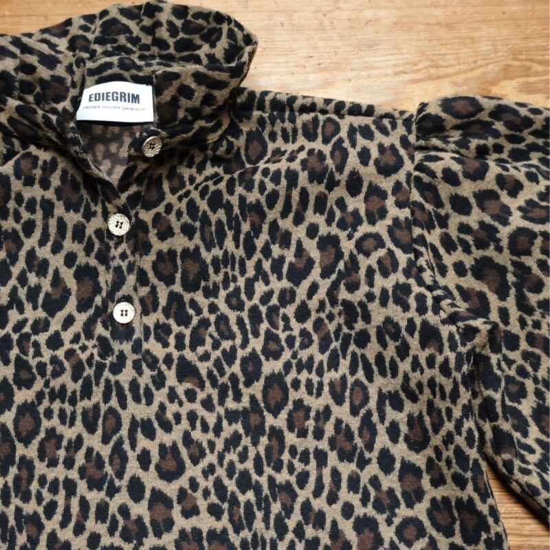 blouse margotte jacquard leopard