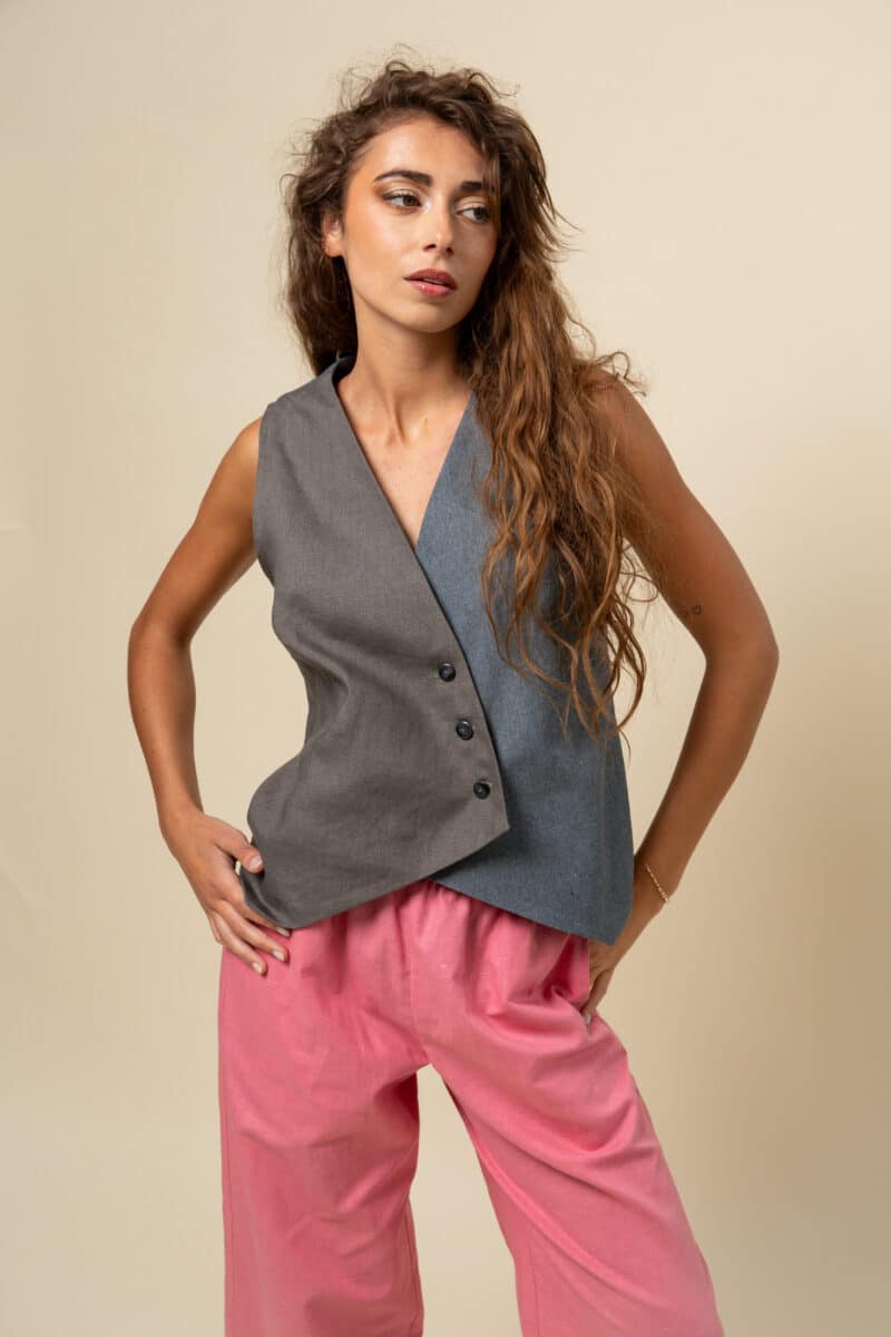 gilet costume femme