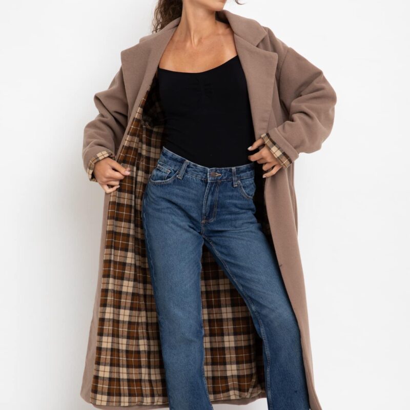 chemise vichy violet