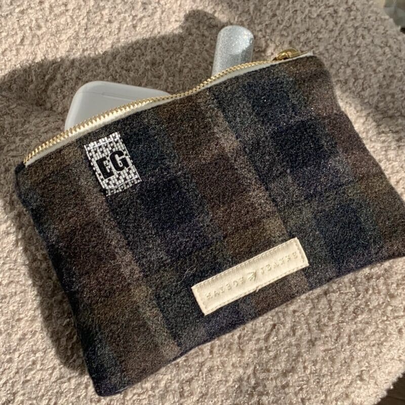 pochette à carreaux beige et gris (copie)