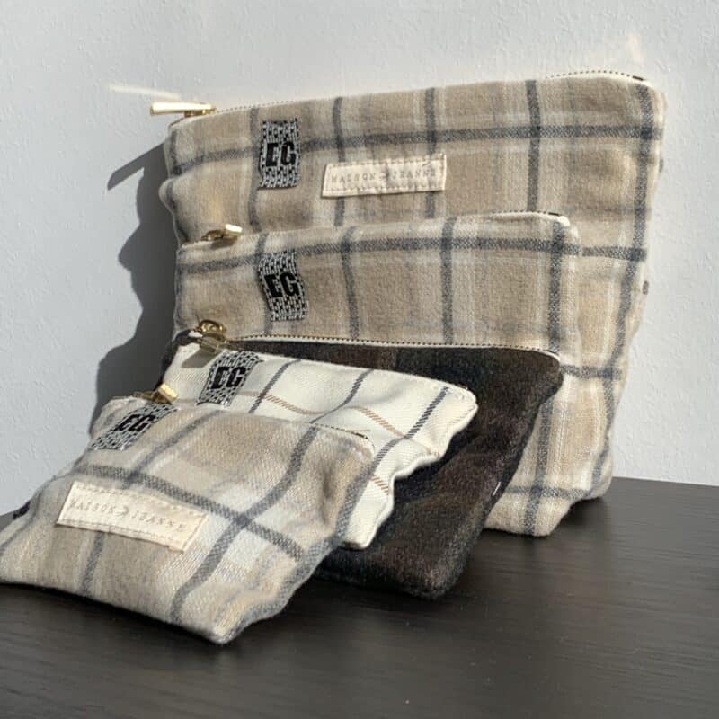 pochette carreaux brun (copie)