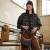 veste gisèle col froufrou tartan collab edition limitée julie meuriss