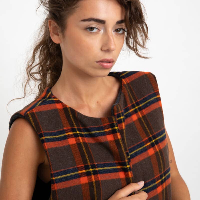 gilet de berger eva reversible femme carreaux black watch (copie)