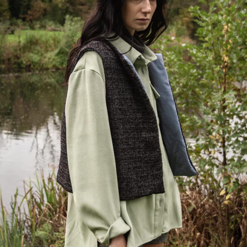 surchemise suédine verte