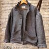 veste gisèle col froufrou lin coton